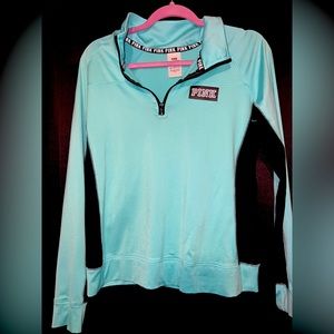 Victoria Secret Teal Quarter Zip